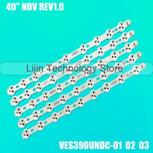 Striscia di retroilluminazione a LED per 40 “NDV REV1.0 ABC TOSHIBA 40L3433DG VESTEL VES390UNDC-01 VES400UNDS-01 VES400UNDS-02