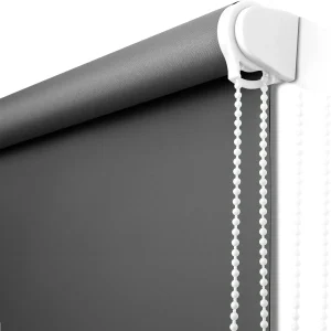 Tenda a rullo bloccabile grigia, tende a rullo oscuranti al 100% per finestre interne con isolamento termico, tende a rullo con protezione UV