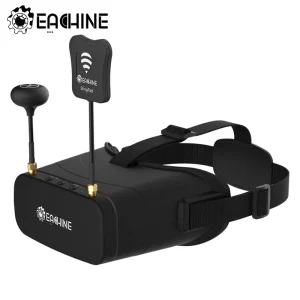 Eachine EV800DM Occhiali FPV varifocale 5.8G 40CH Diversity con HD DVR Cuffie video da 3 pollici 900×600 Batteria incorporata