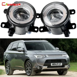 2 pezzi gruppo fendinebbia per auto LED Angel Eye luce di marcia diurna DRL 30W H11 12V per Mitsubishi Outlander 2006-2019
