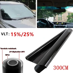1 rotolo polarizzato 50 cm x 300 cm VLT pellicole per vetri auto pellicola colorante pellicole isolanti UV solari pellicole adesive per auto casa ufficio