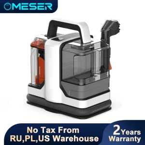 OMESER 750W 15KPa Pulitore Portatile per Tappeti, Macchina per la Pulizia di Macchie su Divani, Tappeti, Tende e Sedili Auto con Funzione Spray e Aspirazione Integrata