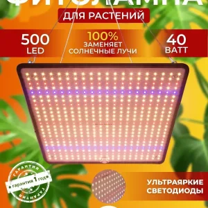 Lampada da coltivazione a LED a spettro completo Lampada da coltivazione da 1200 W per piante e fioriture da interno Phytolamp Serra di fiori succulenti