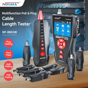 NF-8601W Funzione aggiornata originale Tester di rete multiuso Tester OE/PING Misura la lunghezza del cavo con 8 pezzi Localizzatore di linea remota