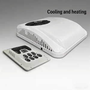 Condizionatore d’aria elettrico da tetto Aspligo RV 12V 24V per camion, camper, roulotte – Nuovo climatizzatore a energia pulita per parcheggio