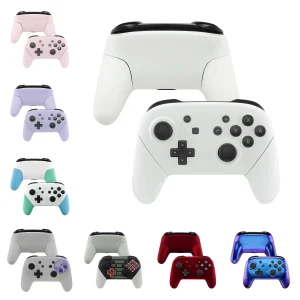 eXtremeRate Coperchio guscio alloggiamento piastra frontale con maniglie di ricambio per controller Nintendo Switch Pro