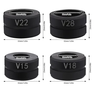 V15/18/22/28mm Crimpatura Muelle Pressa per tubi Pinze a crimpare Set di ganasce per pressore per tubi per crimpare tubi in rame