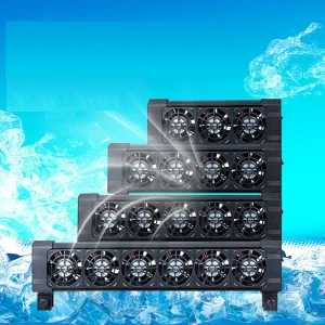 BOYU acquario serbatoio di pesce controllo automatico della temperatura ventilatore serbatoio raffreddamento acquario ventola raffreddamento ad acqua muto 1 2 3 4 5 6