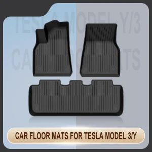 Per Tesla Tappetino per auto Modello Y Modello 3 High Land Tappetino 2021-2024 Tappetino per bagagli TPE impermeabile antiscivolo Set Tappetino per pavimento