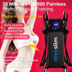 Myoslim 15Tesla 6500W Corpo ad alta potenza Scolpire Muscolare Stimolare Macchina dimagrante MYOSLIM Pro Ultra RF Macchina NEO Macchina dimagrante