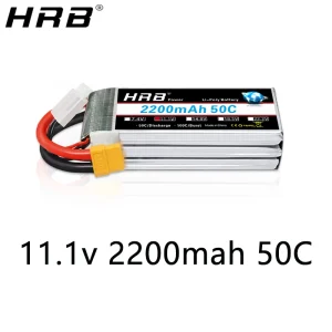 HRB Lipo 2S 3S 4S 6S 2200mah Batteria 11.1V 7.4V 14.8V 22.2V 30C 50C T XT60 Deans Femmina Per Aerei FPV Drone Auto Da Corsa Barca