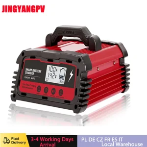 Caricabatteria intelligente a ricarica rapida 10A 20A 12V 24V Riparazione automatica Carica batteria al piombo Caricabatteria per auto
