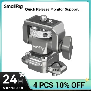 Supporto per monitor a sgancio rapido SmallRig HawkLock H21 con supporto per monitor con morsetto NATO con binario NATO a sgancio rapido, carico 2,5 kg 4487