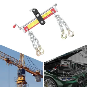 Gru per officina per macchine di bilanciamento motore, ponte motore, supporto motore, gru motore, 900 kg 260 mm-315 mm, paranco a catena, sollevamento motore