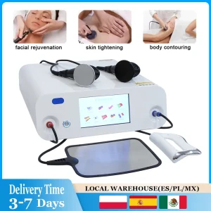 Macchina di Bellezza INDIBA RES CAP 448K con Tecnologia di Terapia Termica per Dimagrimento, Lifting Viso, Alleviamento Dolore e Affaticamento, Dispositivo per la Cura del Corpo