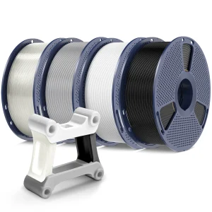 SUNLU Filamento PETG ufficiale per stampante 3D Bambu Filamento 4 rotoli 1,75 mm +/- 0,02 mm Filamento per stampa 3D Neatamente ferito FDM