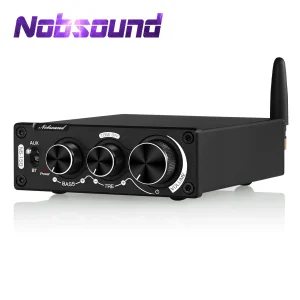 Nobsound Mini Bluetooth 5.0 TPA3116 Amplificatore audio digitale HiFi Classe D Amplificatore di potenza stereo 100W * 2 per altoparlanti domestici
