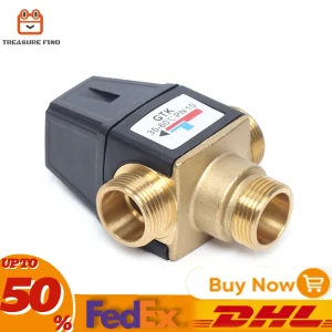 Valvola miscelatrice acqua termostatica serie GTK DN20 Prevenzione ridimensionamento a 3 vie, protezione di sicurezza e controllo della temperatura costante