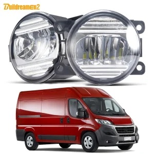 2 pezzi 30W 3000LM LED gruppo fendinebbia per Fiat Ducato (250_, 290_) 2006-2023 H11 fendinebbia esterno per auto lampada di marcia diurna DRL