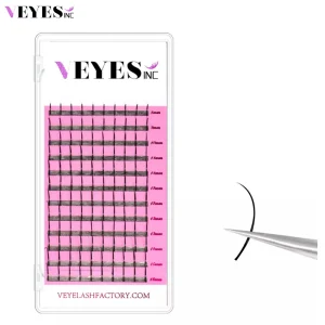 Veyes Inc Estensioni delle ciglia Punte preconfezionate Estensioni delle ciglia Veyelash 8-18mm Classic Spike Lash Fan Strumenti per il trucco Ciglia sfuse