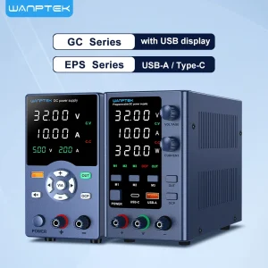 Wanptek DC Alimentatore da laboratorio Regolabile 30V 60V 120V Regolatore di tensione regolabile Alimentatore switching da banco