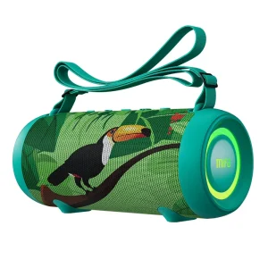 Altoparlante Bluetooth mifa A90 verde, potenza di uscita 60W, con amplificatore in classe D, eccellenti prestazioni dei bassi