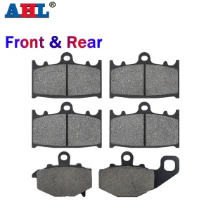 Parti del motociclo Kit pastiglie freno anteriori e posteriori per KAWASAKI ZZR400 ZX400 N 1993-1999 ZX 6R 9R 600 400 ZX600F ZX9R Pastiglie disco freno