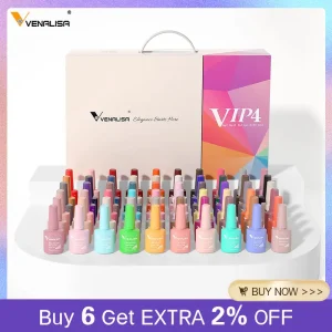 2021 nuovo 60 Fashion Color Venalisa VIP3 smalto per unghie smalto per unghie colore smalto per Nail Art Design Set completo Kit per Gel per unghie