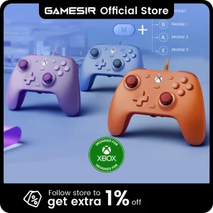 GameSir G7 SE Controller da gioco Xbox Gamepad per Xbox Series X, Xbox Series S, Xbox One, Hall Joystick PC, pannelli sostituibili