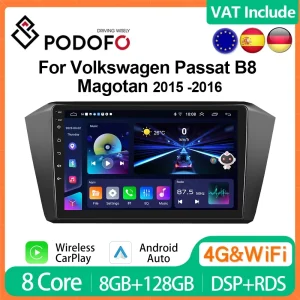 9 “Android CarPlay per volkVolkswagen Passat B8 Magotan 2015-2016 perché Radio 4G Multimedia Player 2din Head Unit GPS Stereo autoradio