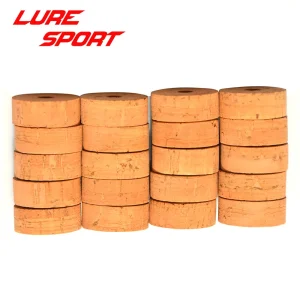 LureSport 20 pz Grado AA Anello di Sughero Anello di Sughero di Gomma 1 1/4 “x 1/2” x1/4′ Asta di Costruzione di Componente di Riparazione Accessorio FAI DA TE
