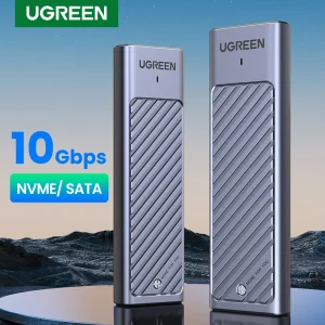 UGREEN M.2 NVMe SATA SSD Enclosure Adapter 10Gbps USB 3.2 Gen2 USB C custodia esterna supporta chiavi M e B & M