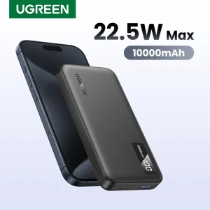 UGREEN 22.5W Power Bank Carica rapida 10000mAh PowerBank portatile per iPhone 15 Pro Max Xiaomi Huawei Batteria esterna per telefono PD20W