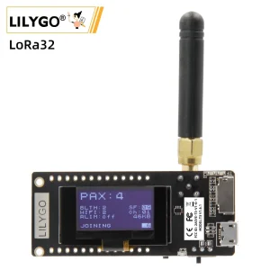 LILYGO ®   TTGO LoRa32 V2.1_1.6 Versione 433/868/915Mhz ESP32 LoRa OLED Scheda SD da 0,96 pollici Modulo wireless WIFI Bluetooth ESP-32 SMA