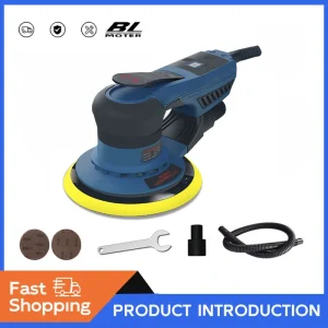Nuovo Motore Brushless 5.0mm Levigatrice di Potenza Levigatrice Orbitale Elettrica Senza Polvere Brushless 220V Levigatrice Orbitale