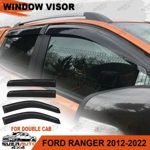 Finestra Visiere Deflettori del Vento Pioggia Guardie Per Ford Ranger T7 T8 2015-2022 Wildtrak Raptor XLT XLS XL Accessori Auto