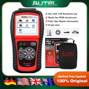 Autel AL619 AL519 OBD2 Scanner Strumento diagnostico per auto Lettore di codici Automotriz ABS,SRS Automotive EOBD Strumento di scansione scanner diagnostico