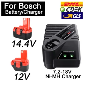 Per Bosch 14.4V 12 V Batteria D70745 PSR 12 GSR 12 VE-2 GSB12 VE-2 Batteria Ricaricabile 2607335273 BAT038 BAT043 BAT045 BAT040 RU