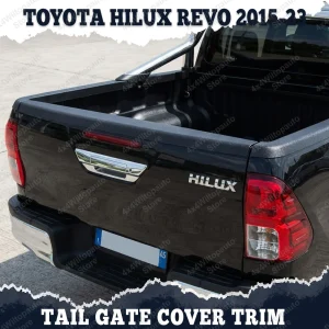 Portellone Della Copertura Trim Per TOYOTA HILUX REVO ACTIVE ICON 2015-2023 Strutturato Trim Rail Guard Protector 4X4 Accessori Auto