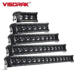 Barra Luminosa LED 9D con Lente a Fascio Ampio per Fuoristrada 4×4, Faro LED per Paraurti, Luce di Lavoro LED per Tetto SUV, Auto, Camion, ATV