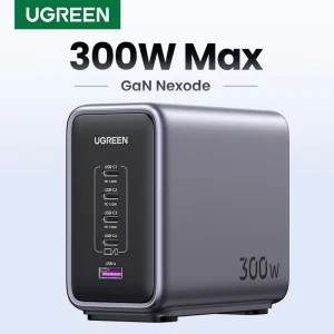 UGREEN 300W GaN Charger stazione di ricarica Desktop 140W Max Single Port PD3.1 caricabatterie rapido per MacBook Pro