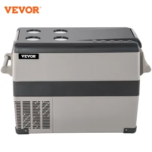 VEVOR 35L 45L 55L Frigorifero per auto Mini frigorifero congelatore Compressore portatile Dispositivo di raffreddamento 12/24V DC 110-240V Contenitore di ghiaccio per il campeggio
