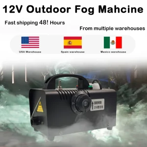 Macchina del fumo mobile 12V Macchina del fumo per fotografia all’aperto Spruzzatore per auto a bassa pressione senza batteria