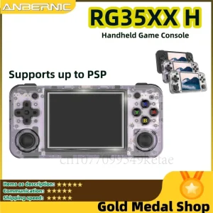 ANBERNIC RG35XX H Console di gioco portatile Schermo IPS da 3,5” Uscita HDMI Sistema Linux RG35XXH Console simulatore video retrò Giochi PSP