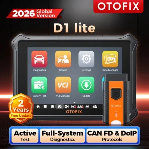 OTOFIX D1 LITE OBD2 Scanner Strumento diagnostico per auto Bluetooth Controllo bidirezionale wireless OBD Strumento di scansione automobilistica Test attivo