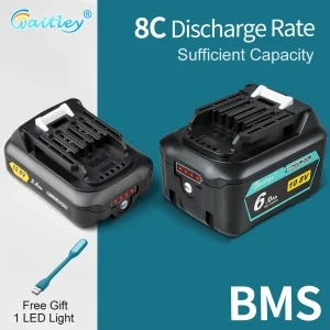 10.8V 12V 6A Ricaricabile Sostituisci la batteria agli ioni di litio per Makita CXT 6.0Ah Slide Style BL1040 BL1040B BL1015 BL1020B BL1020 BL1016