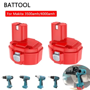 Batteria Battool per Makita 14.4V 3500mAh/4000mAh Ni MH Batteria ricaricabile Utensili elettrici PA14 1422,1420, 192600 -1, 6281D,6280D