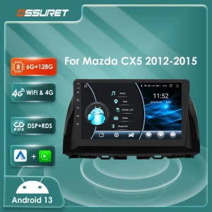 4G Wireless Carplay Android 13 Auto autoradio Per Mazda CX5 CX-5 2012-2015 auto sistemi intelligenti 2din GPS Stereo multimediale fm