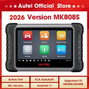 Autel MaxiCOM MK808S OBD2 Scanner Automotivo Strumento diagnostico per auto OBD 2 Scanner Test attivo Lettore di codici Strumento di codifica chiave