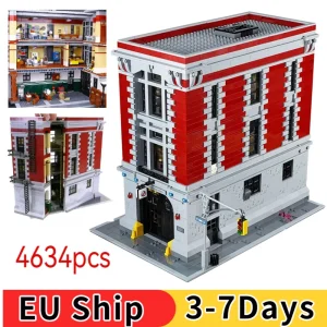 4634pcs Ghostbusters Firehouse headquarter Building Blocks Set di mattoni regalo di compleanno per adulti per bambini compatibile 75827
